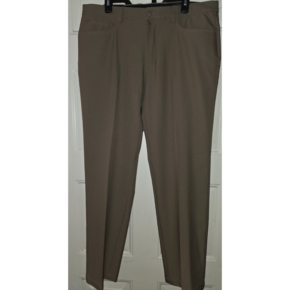 Greg Norman Pants Mens 36x30 Almond Classic Fit Performance Fabric Stretch